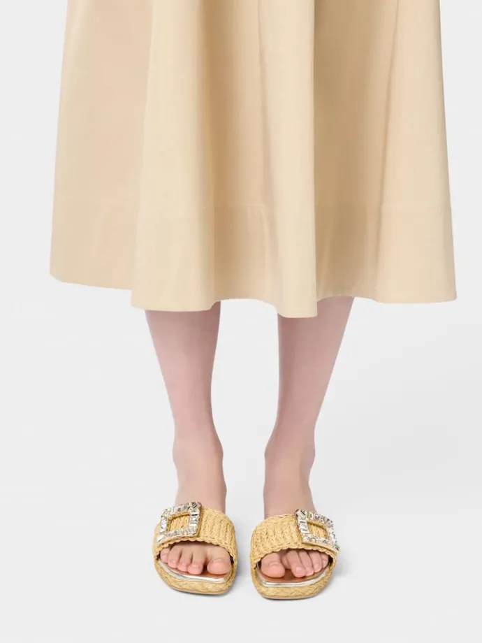 Roger Vivier Espadrilles Mules in raffia Sale