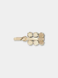 Roger Vivier Flower Strass Colored Buckle Hair Clip Outlet