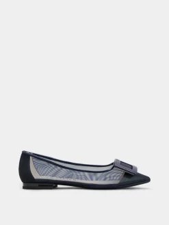 Roger Vivier Gommettine Ballerinas in mesh fabric Fashion