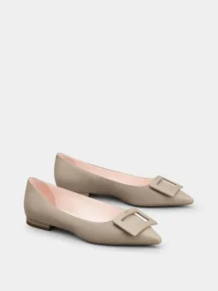 Roger Vivier Gommettine Ballerinas in leather Online