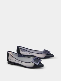 Roger Vivier Gommettine Ballerinas in mesh fabric Fashion