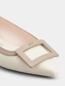 Roger Vivier Gommettine Ballerinas in leather Outlet