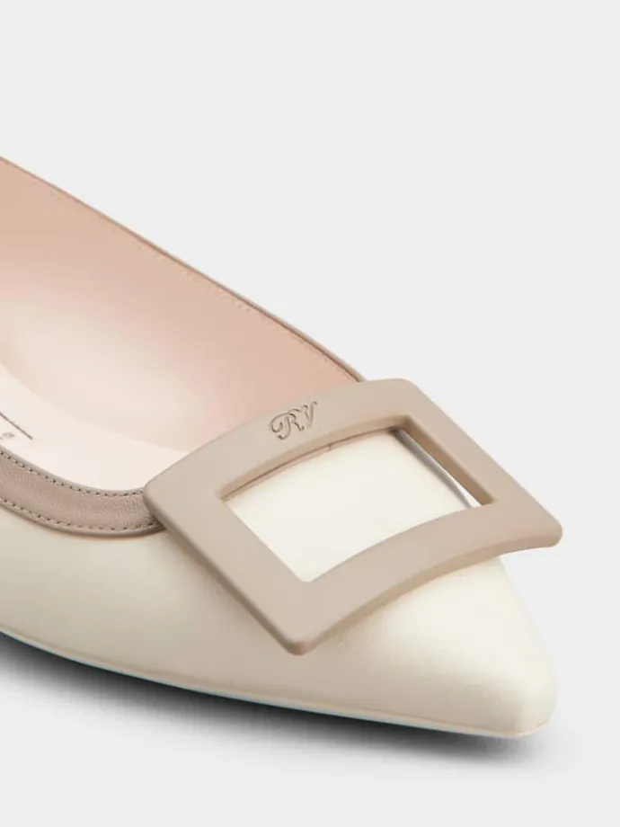 Roger Vivier Gommettine Ballerinas in leather Outlet
