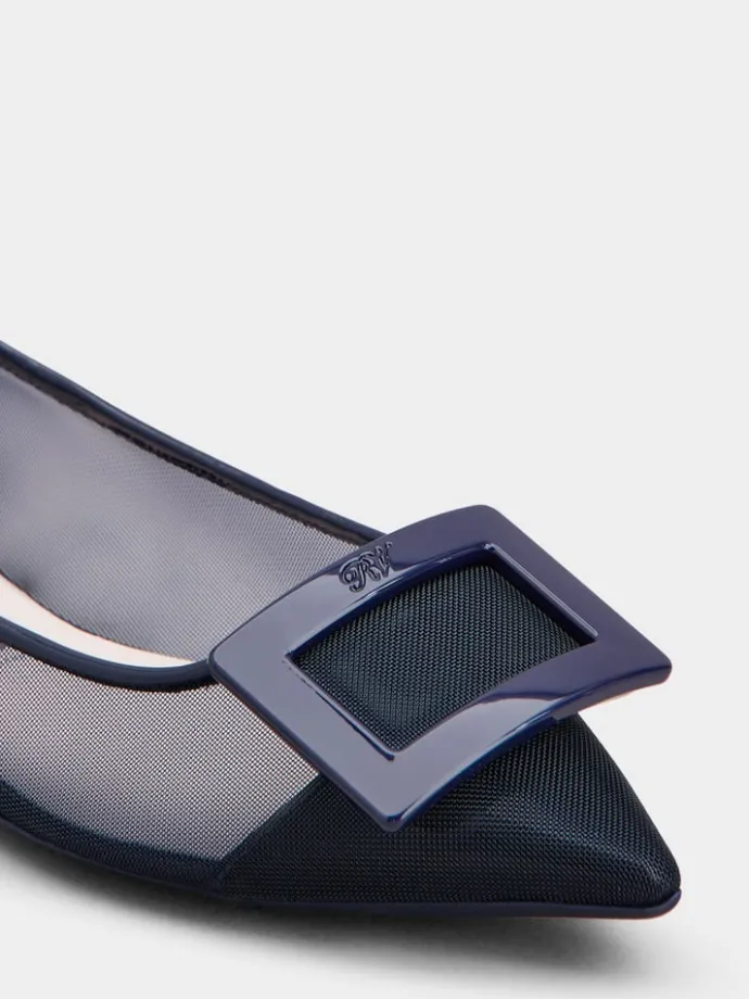 Roger Vivier Gommettine Ballerinas in mesh fabric Fashion