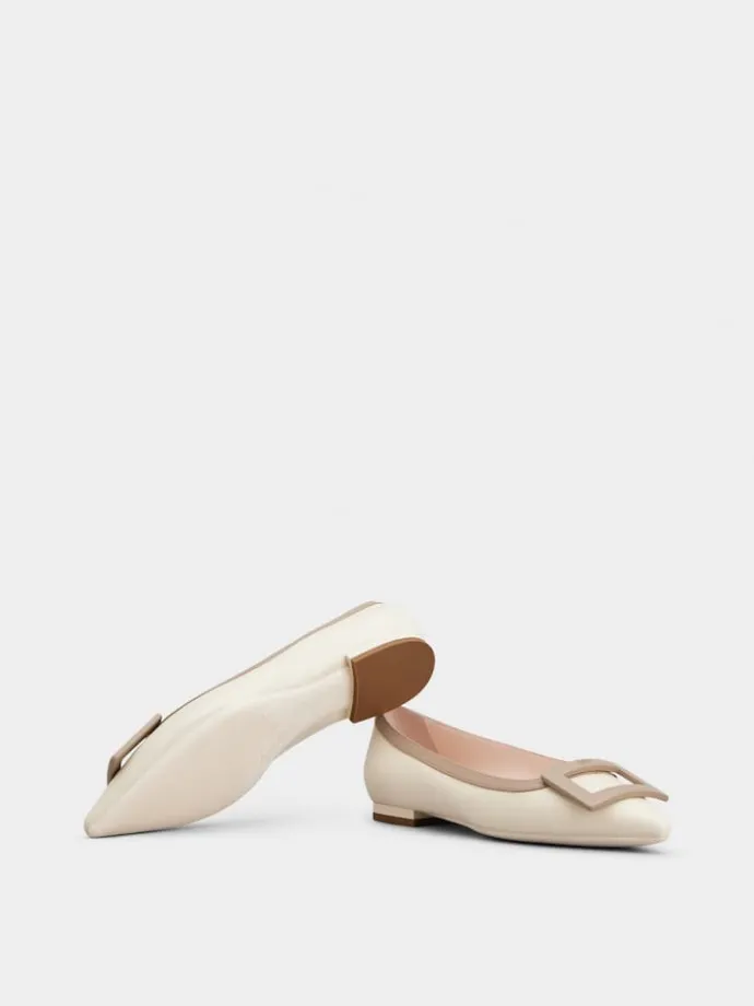 Roger Vivier Gommettine Ballerinas in leather Outlet
