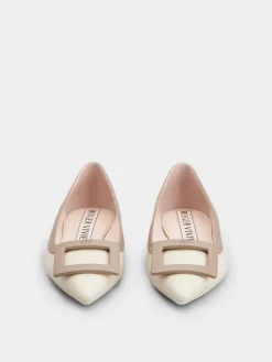 Roger Vivier Gommettine Ballerinas in leather Outlet