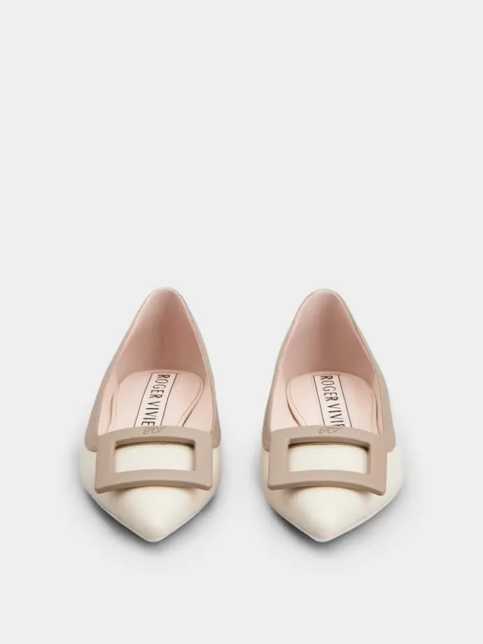 Roger Vivier Gommettine Ballerinas in leather Outlet