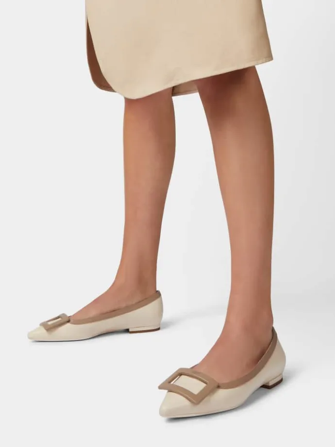 Roger Vivier Gommettine Ballerinas in leather Outlet