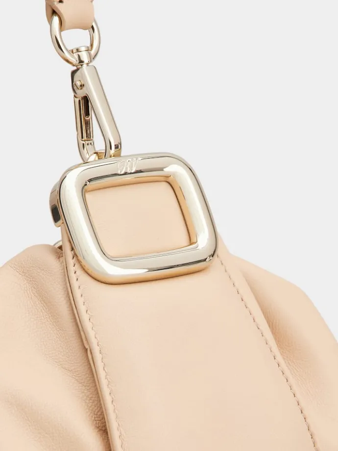 Roger Vivier Hobo Viv' Choc Royal Medium Bag in leather Hot
