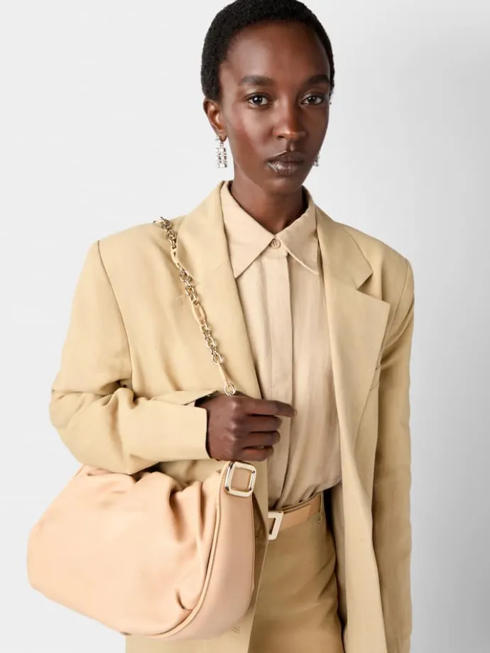 Roger Vivier Hobo Viv' Choc Royal Medium Bag in leather Hot
