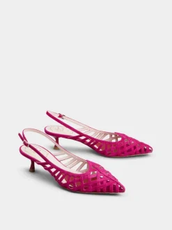 Roger Vivier I Love Slingback Pumps in suede Online