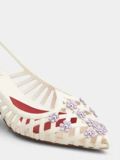 Roger Vivier I Love Slingback Pumps in leather Outlet