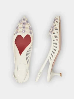 Roger Vivier I Love Slingback Pumps in leather Outlet