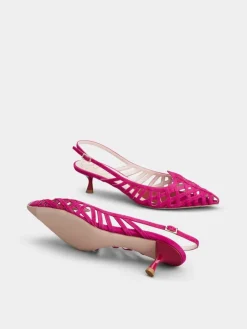 Roger Vivier I Love Slingback Pumps in suede Online