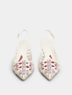 Roger Vivier I Love Slingback Pumps in leather Outlet