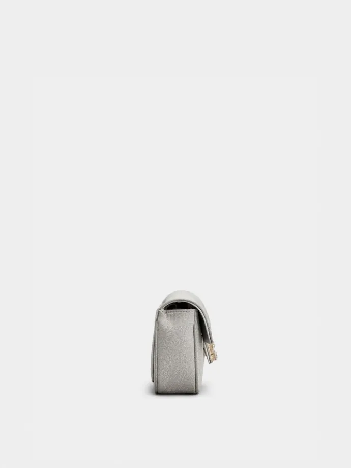 Roger Vivier Jeu de Fille Clutch in glitter Hot