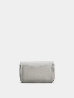 Roger Vivier Jeu de Fille Clutch in glitter Hot