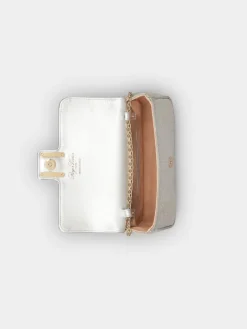 Roger Vivier Jeu de Fille Clutch in glitter Hot