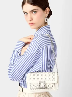 Roger Vivier Jeu de Fille Clutch in leather Sale