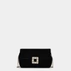 Roger Vivier Jeu de Fille Clutch in velvet Discount