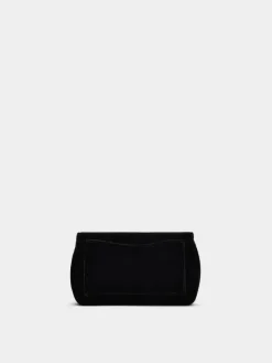 Roger Vivier Jeu de Fille Clutch in velvet Discount