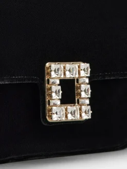 Roger Vivier Jeu de Fille Clutch in velvet Discount