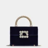 Roger Vivier Jewel Efflorescence Mini Bag in velvet Fashion