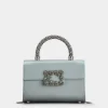 Roger Vivier Jewel Efflorescence Mini Bag in satin Clearance