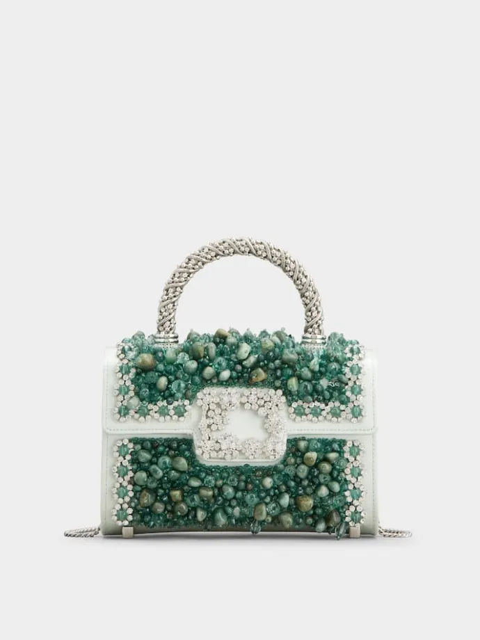 Roger Vivier Jewel Efflorescence Mini Bag in stones Outlet