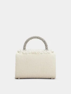 Roger Vivier Jewel Efflorescence Mini Bag in wool Clearance