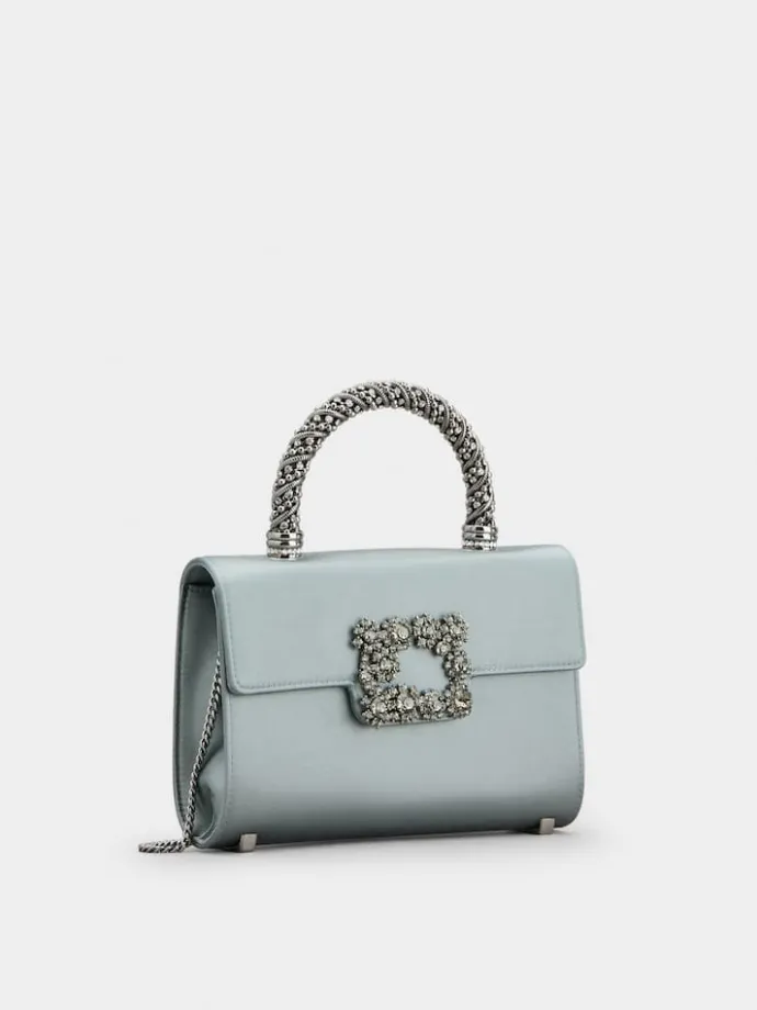 Roger Vivier Jewel Efflorescence Mini Bag in satin Clearance