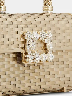 Roger Vivier Jewel Efflorescence Mini Bag in metal Fashion