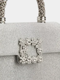 Roger Vivier Jewel Efflorescence Mini Bag in glitter New