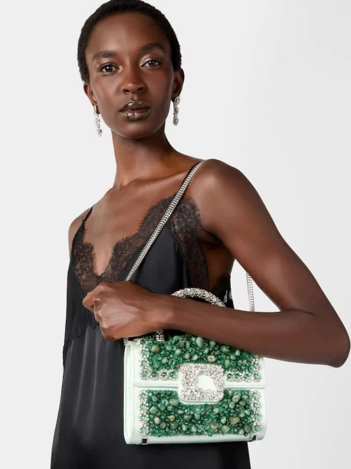 Roger Vivier Jewel Efflorescence Mini Bag in stones Outlet