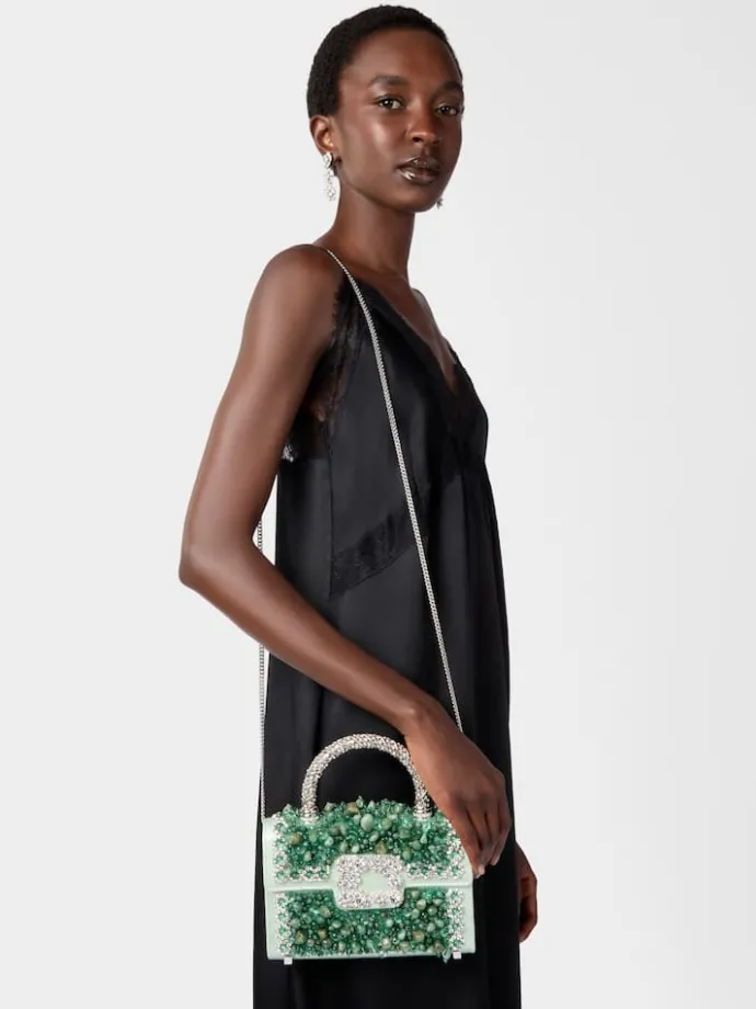 Roger Vivier Jewel Efflorescence Mini Bag in stones Outlet