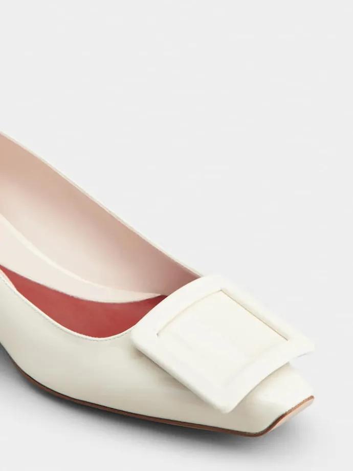 Roger Vivier Jewel Heel Ballerinas in patent leather Clearance