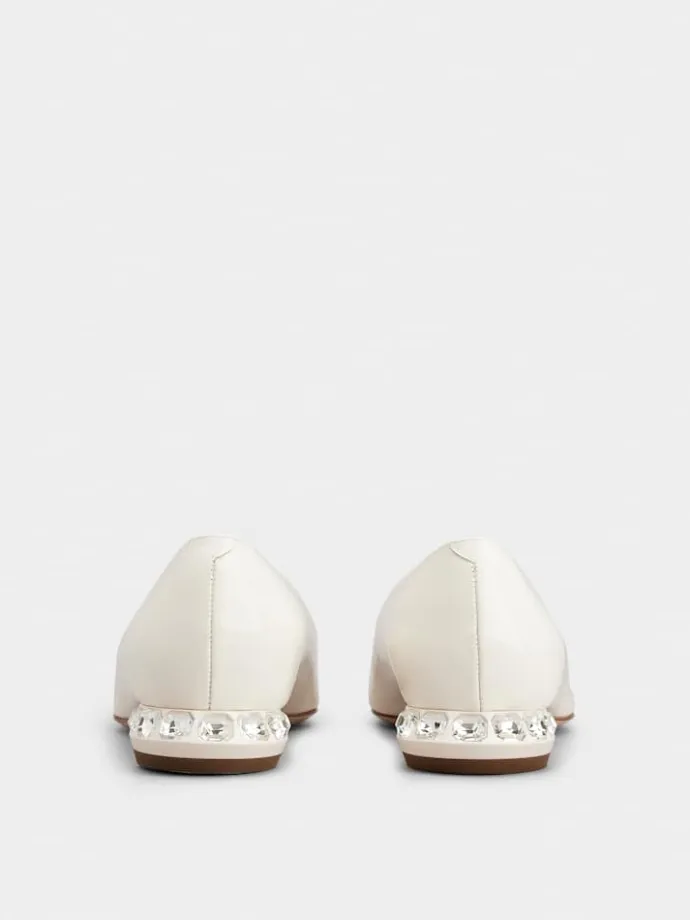Roger Vivier Jewel Heel Ballerinas in patent leather Clearance