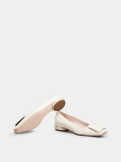 Roger Vivier Jewel Heel Ballerinas in patent leather Clearance
