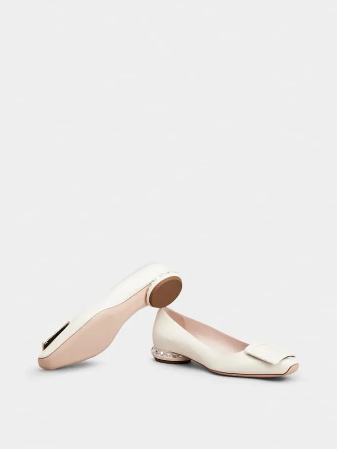 Roger Vivier Jewel Heel Ballerinas in patent leather Clearance