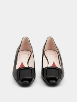 Roger Vivier Jewel Heel Ballerinas in patent leather New