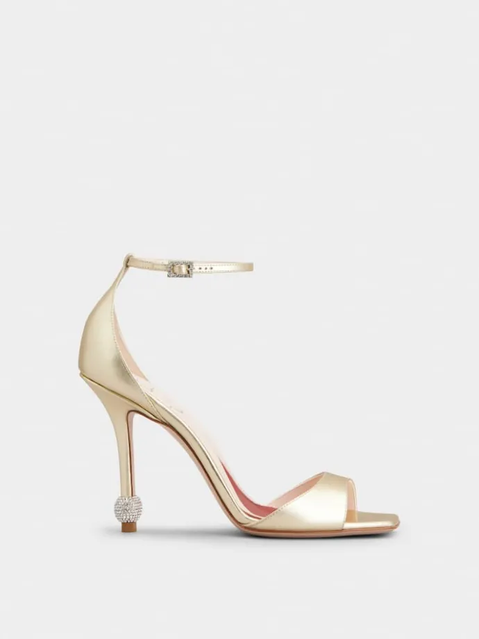 Roger Vivier Jewel Heel Sandals in leather Outlet