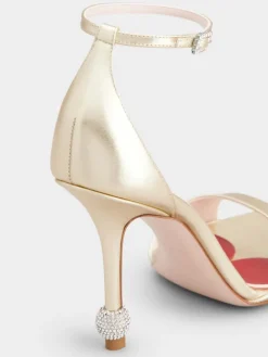 Roger Vivier Jewel Heel Sandals in leather Outlet