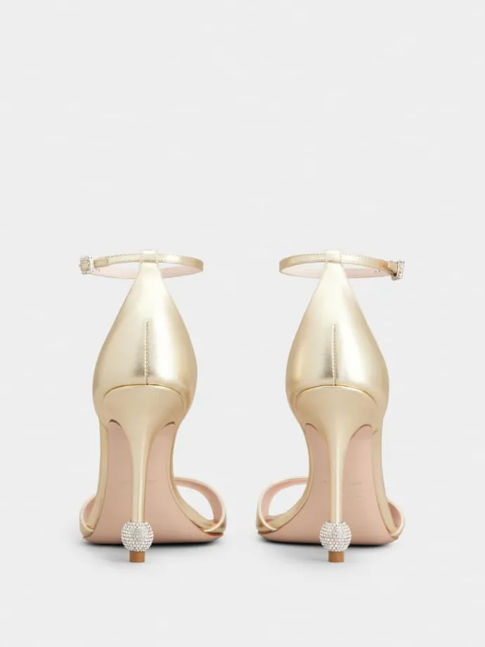 Roger Vivier Jewel Heel Sandals in leather Outlet