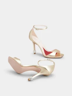 Roger Vivier Jewel Heel Sandals in leather Outlet