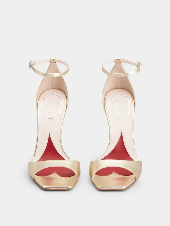 Roger Vivier Jewel Heel Sandals in leather Outlet