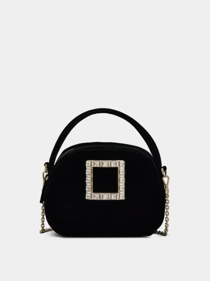 Roger Vivier Ladybug Mini Bag in velvet Discount