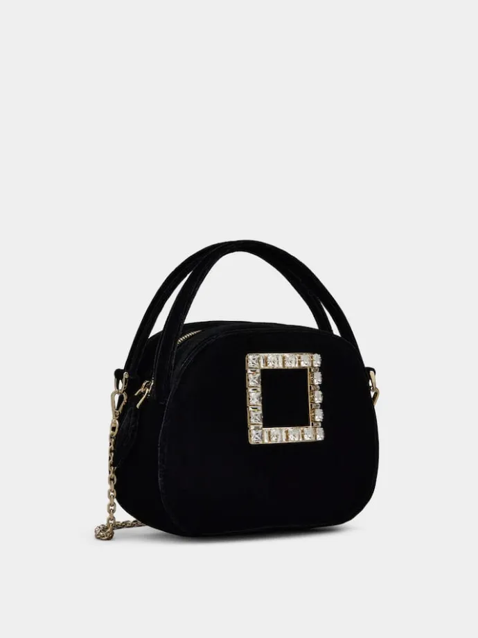 Roger Vivier Ladybug Mini Bag in velvet Discount