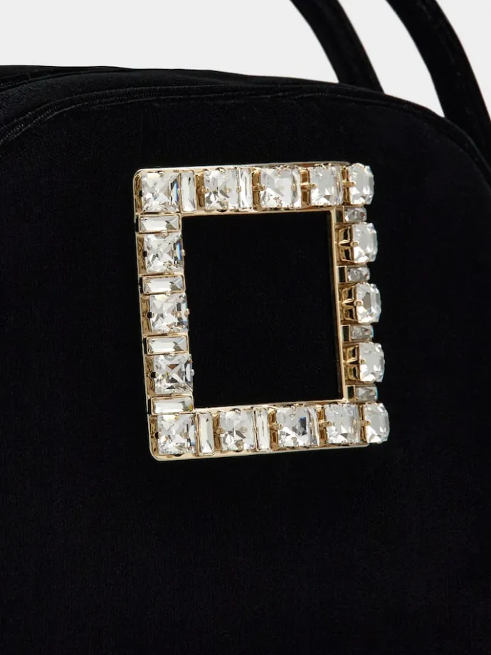 Roger Vivier Ladybug Mini Bag in velvet Discount