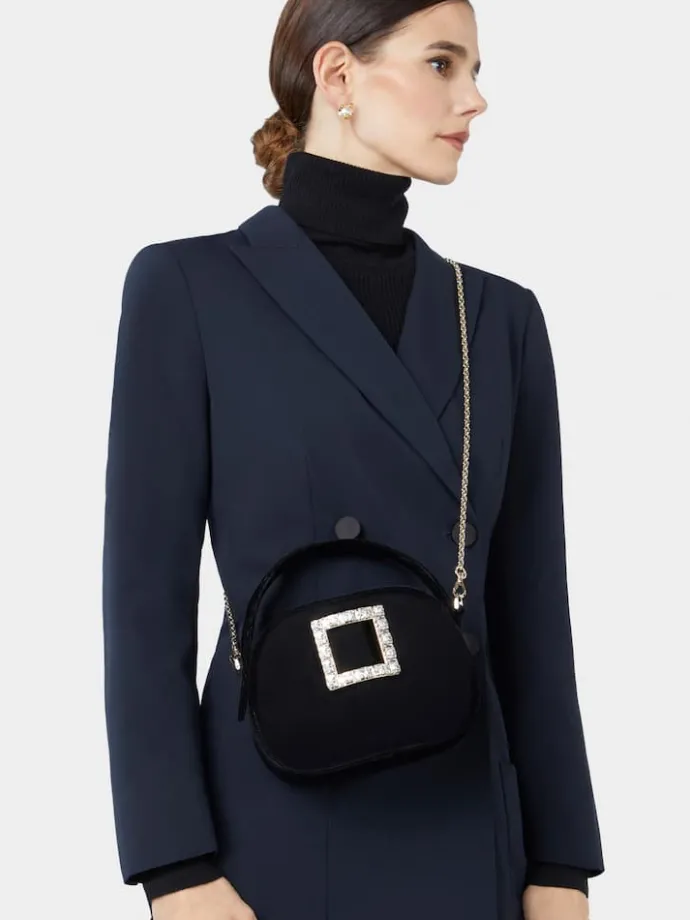 Roger Vivier Ladybug Mini Bag in velvet Discount