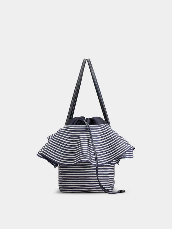 Roger Vivier Medium Shopping Bag in raffia Discount